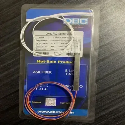 DBC 1×4 Optical Fiber PLC Splitter