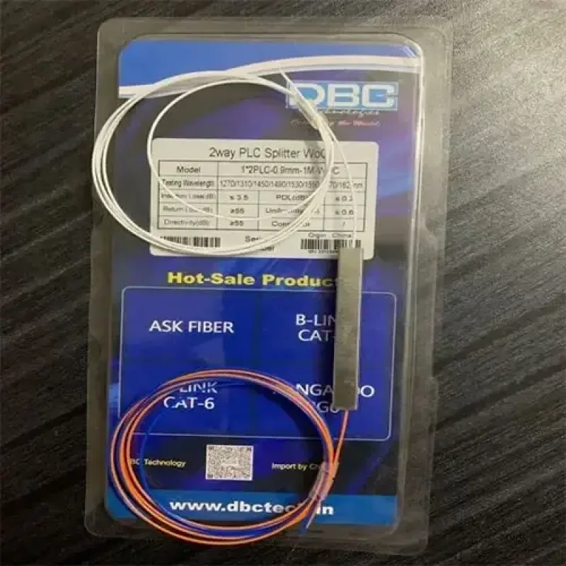 DBC 1×4 Optical Fiber PLC Splitter